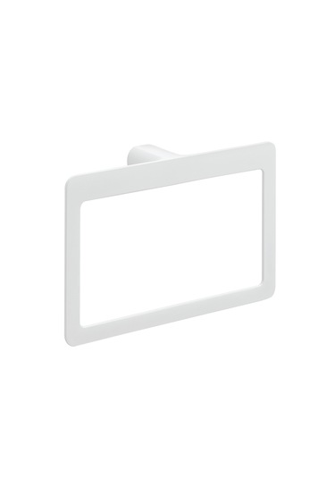 Pirenei Havluluk, Yuvarlak, 23 Cm - Mat Beyaz