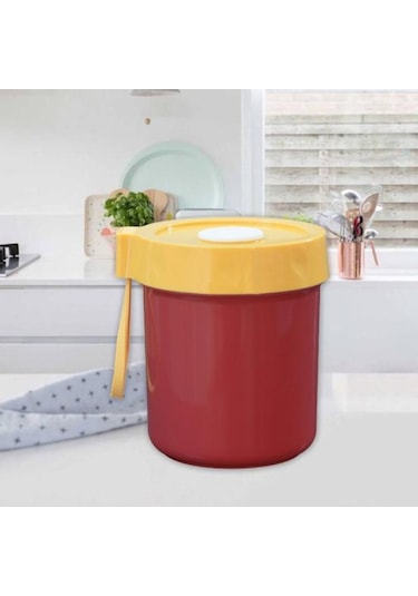 Pembe 450 Ml Kahvaltı Fincan Toz Geçirmez Büyük Kapasiteli Taşınabilir Yulaf Ezmesi Bardağı Tahıl Yoğurt Kapaklı Kupa