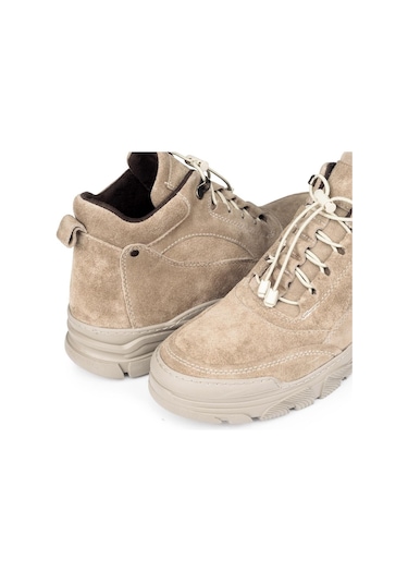 Ducavelli Army Hakiki Deri Bağcıklı Süet Erkek Bot