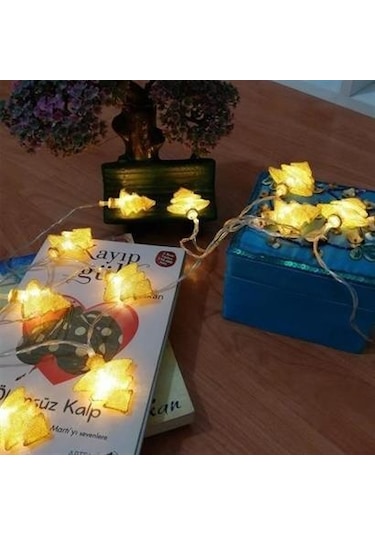 Dekoratif Işıklı Metal Örgülü Çam Ağacı Şeklinde Günışığı Şerit Led Işık Zinciri - Aa58yt1057yu Gün Işığı