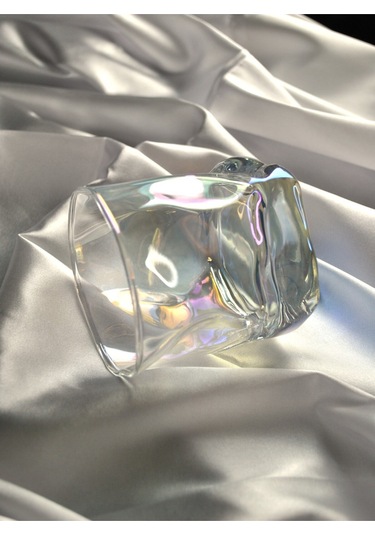 Hologramlı Viski Kokteyl Bardağı Kadehi Pinterest Meşrubat Bardak- 2'li 280 Ml Çok Renkli