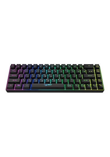 Maiyame Taşınabilir 68 Tuşlu Rgb Oyun Klavyesi, Ergonomik Tasarım, Siyah/beyaz Seçenekli, Usb Bağlantılı