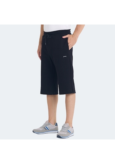 Slazenger VILJA I Erkek Cepli Kapri Siyah Şort