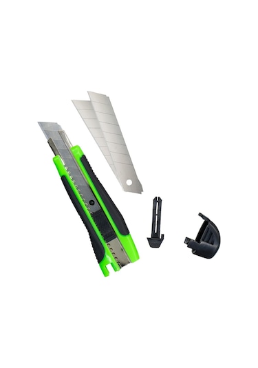 Leo Sx-82 Plastik Maket Bıçağı Yedek Uç Hazneli 18 Mm 2 Yedekli