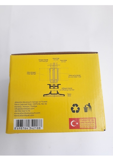 Atlantik Bio Sponge Atl-300 Filtre