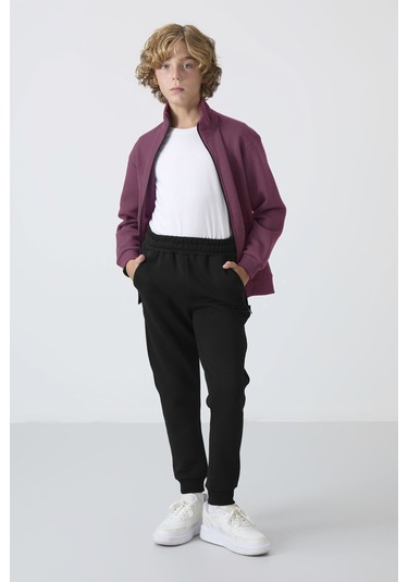 Soft Vişne-siyah Pamuklu Kalın İçi Tüylü Standart Fit Nakışlı Erkek Çocuk Eşofman Takım - 11256 Soft Vişne/siyah Soft Vişne-siyah Pamuklu Kalın İçi Tüylü Standart Fit Nakışlı Erkek Çocuk Eşofman Takım - 11256 Soft Vişne/siyah