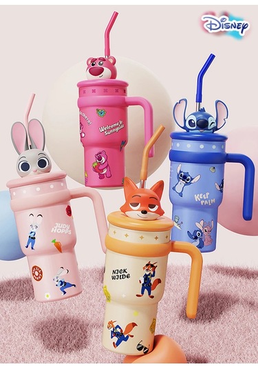 Cadılar Bayramı Tumbler Termos Kahve İçin 700 Ml Büyük Mac 316 Koyu Pembe