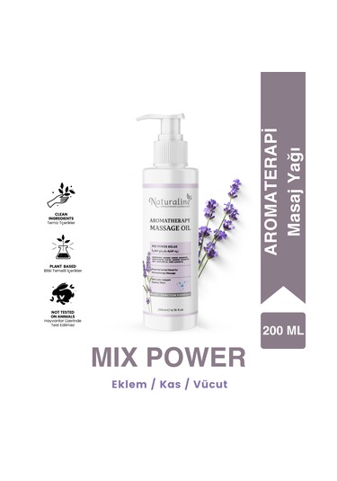 Aromaterapi Masaj Yağı Mix Power Relax 200ml