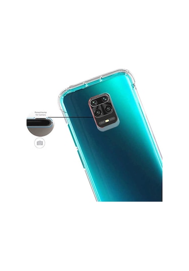 Xiaomi Redmi Note 9S Kilif Seffaf Nitro Anti Shock Kapak 389836786