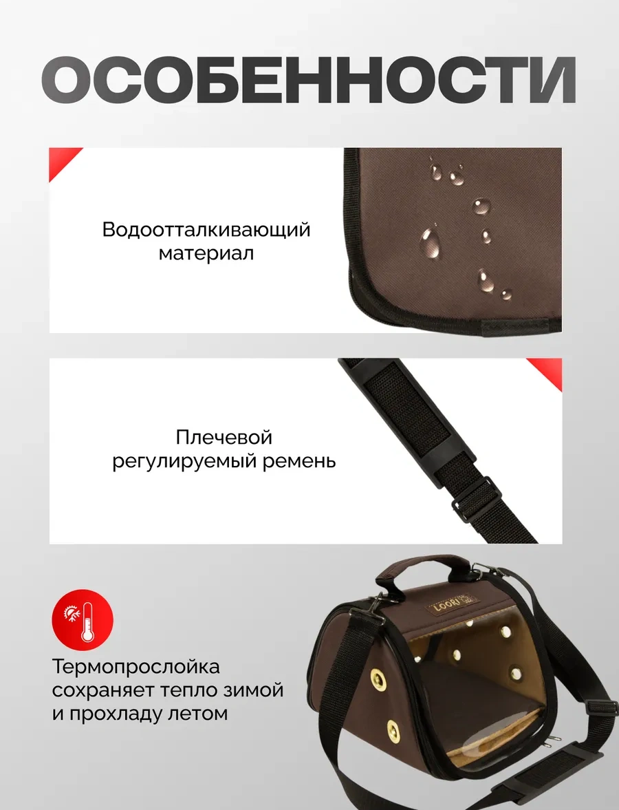 Loorı Kemirgenler Ve Kuşlar İçin Taşıma Kabı Mini 25x21x16 Cm 140844944