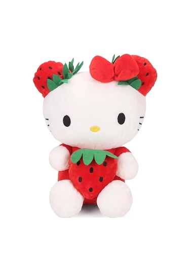 Hediye Nest Hello Kitty Kırmızı Peluş 35cm