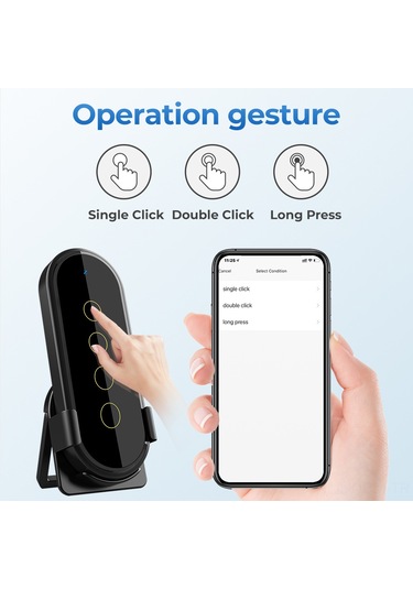 Qingmipy Tuya Zigbee 3.0 Akıllı Dokunmatik Anahtar - Kablosuz Işık Kontrolü, Floresan Özellikli, Grup Paylaşımı