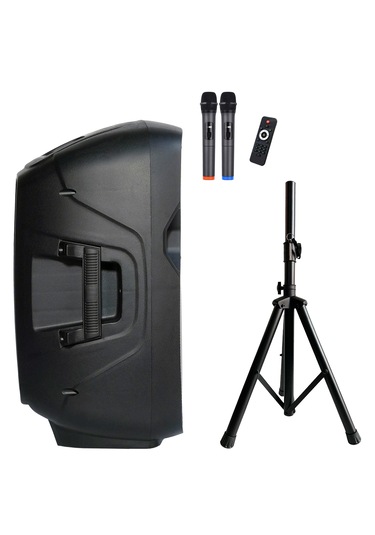 Hs-1300a Mikrofonlu Taşınabilir Ses Sistemi Seti 10 İnç 1300w