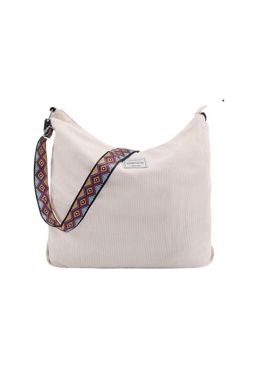 Şık Ve Dayanıklı Unisex Seyahat Çantası, Geniş Hacimli Sırt Çantası, Erkek Ve Kadın İçin Çapraz Askılı Modeller, Pratik Ve Konforlu Gezi Çantaları Beyaz