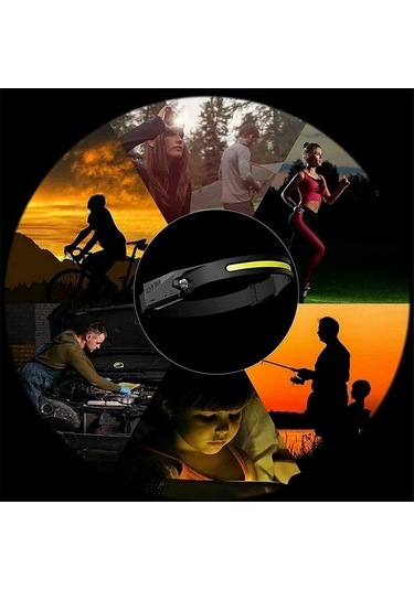 Ulzyvf Yürüyüş Yüksek Yetişkinler Torch Tırmanma Siyah Led Koşu Kamp Kafa Kafa Işın Işığı İçin Çocuklar Çalışma Bandı Balıkçılık Avcılık Xm Siyah