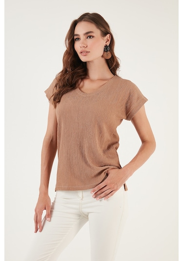 Lela Bayan Bluz 5865039 Camel CAMEL