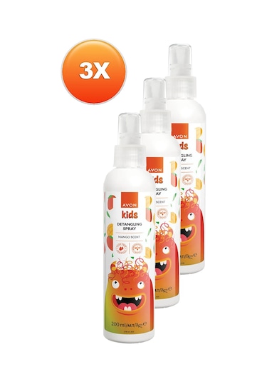 Avon Mango Kokulu Saç Açıcı Sprey 3 x 200 ML