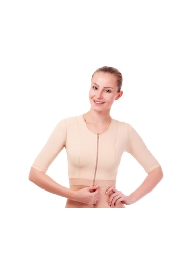 Fermuarli Göğüs Kol Sirt Korse Liposuction Korse Variteks 230