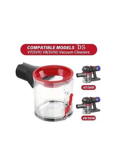 Fochsia 2pack Ds V7 Sv11 V8 Sv10 Elektrikli Süpürge Toz Haznesi Yedek Parça Aksesuar 967699 01