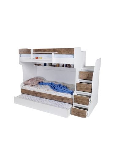 Setaymobilya Ranza, Ceviz Ranza, Cesur Ceviz Ranza, 3 Lü Merdivenli Ranza