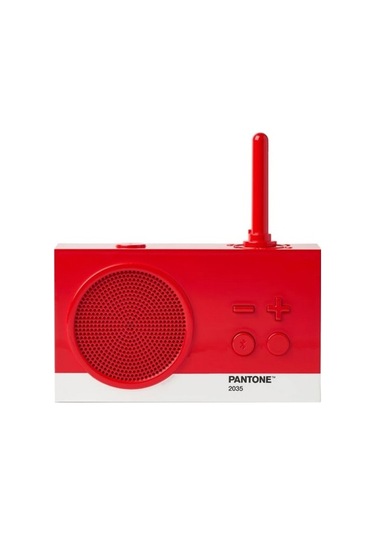 Lexon X Pantone Tykho 3 Bluetooth Hoparlör Ve Radyo Kırmızı