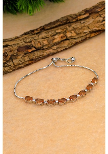 Silvera Telkari Zultanit Taşlı Renk Değiştiren Gümüş Bileklik Oval Su Yolu Modeli 925 Ayar St370 Gümüş