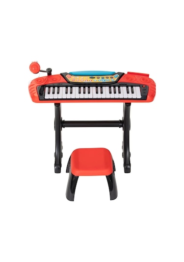 Tabureli, Mikrofonlu 37 Tuş Elektronik Org İle Hem Çal Hem Söyle, Kendi Şarkılarını Yarat