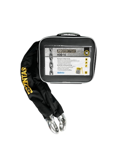 Zintaş Protector Hex16 Motosiklet Kesilmez Zincir 16mm 150cm