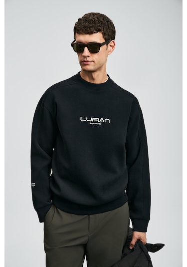 Lufian 112030182 Dark Erkek Sweatshirt Siyah
