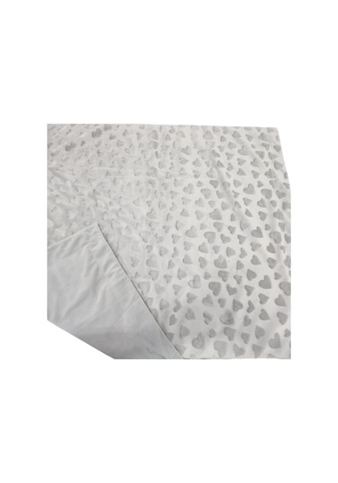 Bibaby Battaniye Jacquard Heart Gri-11313 Gri