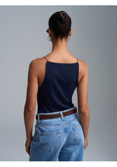 Dilvin 21020 Halter Yaka Top-k.lacivert K.lacivert