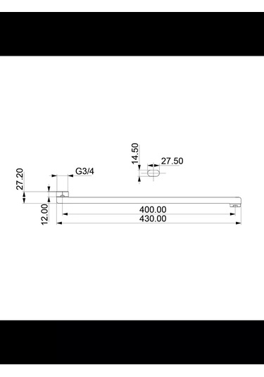 Iddıs Musluk İçin Düz Çıkarılabilir Kova, 40 Cm 139624238 Krom