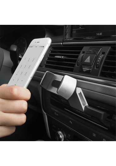 Monyee Araç Cd Slot Telefon Tutucu: 360 Döner, 3.5-5.5 İnç Telefonlar İçin, Alüminyum-abs Malzeme, Araç İçi Navigasyon Ve Telefon Tutma