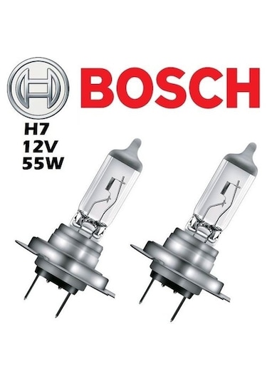 Bosch H7 12V 55W Far Ampülü﻿﻿ 2 Adet Set.Bosch H7 Ampül Fiyatları ve  Özellikleri