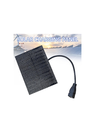 Homyl 5w Mini Güneş Paneli Cep Telefonu Pil Şarj Ev Açık Kontrol