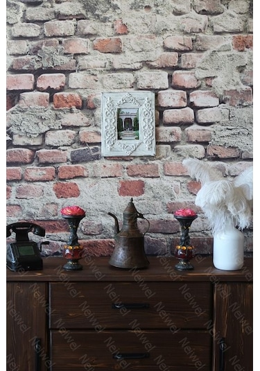 Neiwel Vintage Datca C Resim Ve Ayna Çerçevesi Beyaz