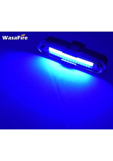 Forte GT Bisiklet Polis Çakar USB şarjlı Led Kırmızı Mavi Xbyc 6017-2 Siyah