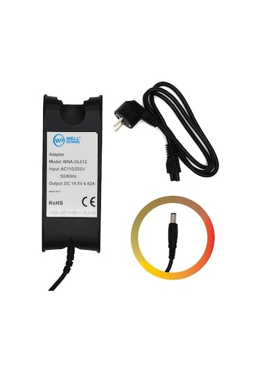 Dell Notebook Laptop Adaptörü 19,5v 4.62a 90w 7.4 X 5.0 Mm Notebook Adaptör