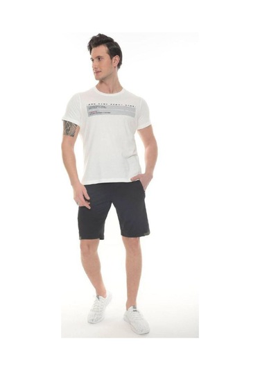 Fore Sport Erkek One Nıne Baskılı T-shirt Ekru