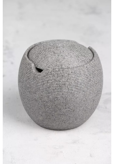 Denezo Kapaklı Pamuk Disk Ve Çubukları İçin Düzenleyici 250810653 Gri