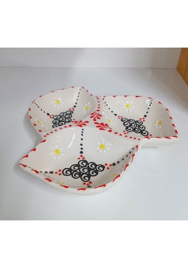 Konak Züccaciye Ars 3 Lü Blok Çerezlik 21 Cm Desenli