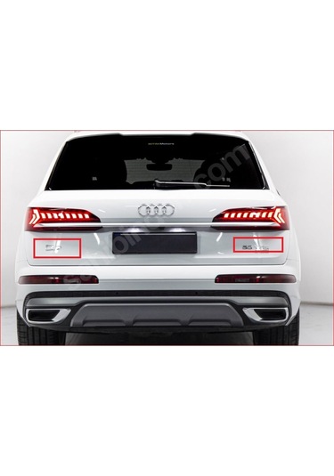 Audi Q7 Ve 55 Tfsı Bagaj Yazısı Seti 2'li Paket