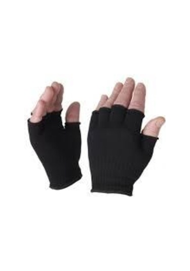 Fonem Erkek Bere Kışlık Sade Set Bere +Polar Bere+ Boyunluk +Kulaklık + Kesik Parmak Eldiven Siyah