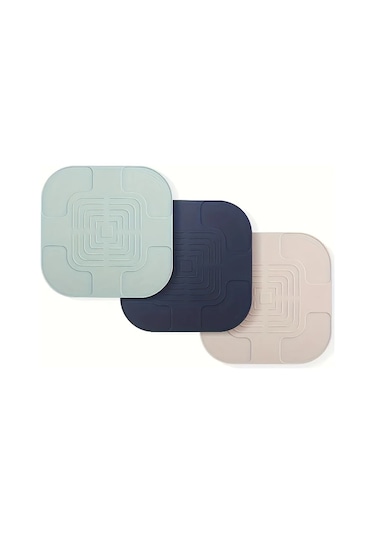 Globalbloom Off White Silikon Isıya Dayanıklı Kesme Matı Hava Fritözü Mutfak Tezgah Koruyucu