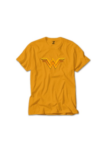 Wonder Woman Releated Sarı Tişört Sarı