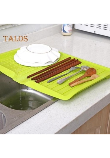 Beyaz Drenaj Sistemli Mutfak Bulaşık Damlalıklı Raf Hızlı Kuruyan Yerden Tasarruf Sağlayan Tasarım Drenaj Tepsisi Çatal Bıçak Kaseleri Temini Beyaz