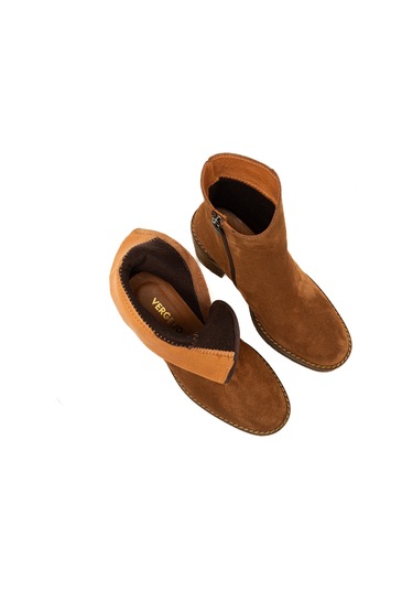 Cuoio Bot Kadın 25k11533xs Vergelio Suede Kahverengi