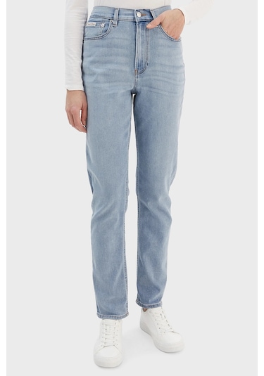 Calvin Klein Bayan Kot Pantolon Lv047e618g Vlj Mavi Mavi Calvin Klein Bayan Kot Pantolon Lv047e618g Vlj Mavi Mavi