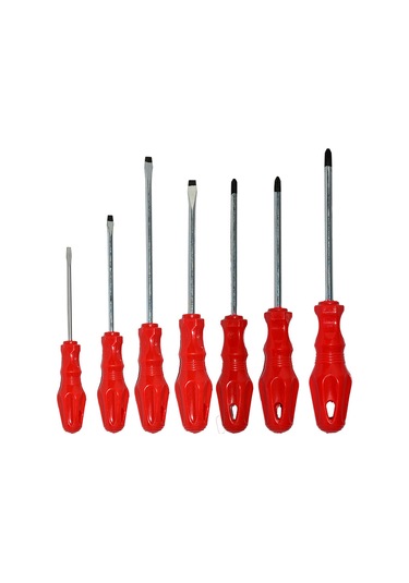 Set Tornavida Düz Yıldız 7 Parça 3x80-4x100-5x125-5x150-6x100-6x125-6x150