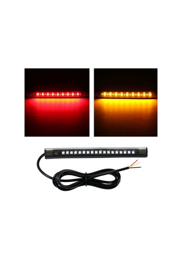 Artfulabode Stop Sinyali Şeridi, Römork Plaka Motosiklet Led Işıkları, Fren Lambası Işık Dönüş Arka 1adet 12v